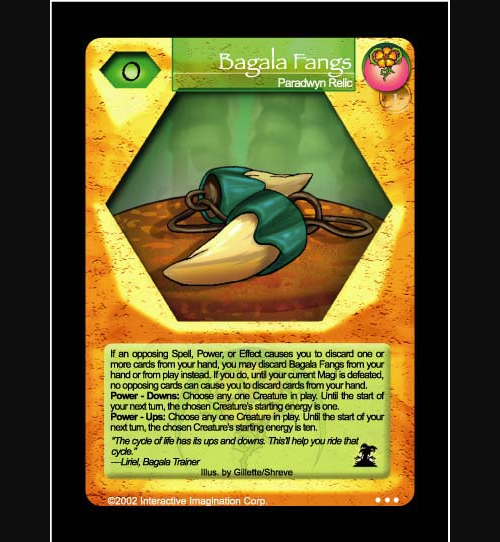 Bagala Fangs - Foil